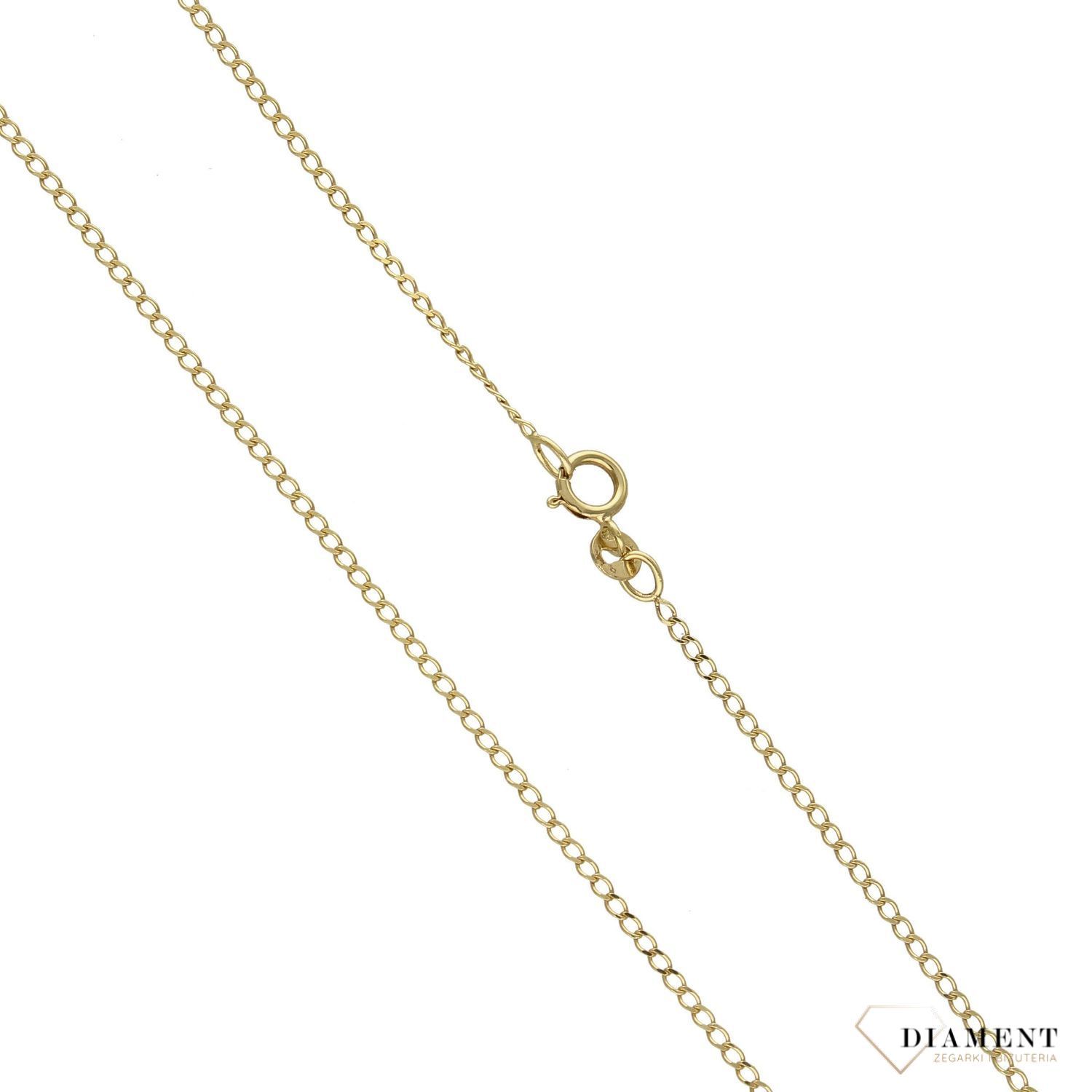 Złoty łańcuszek 585 pancerka 1 mm DIA-LAN-3131-585 1mm (1).jpg